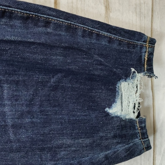 Sonoma Dark Wash Distressed Ankle Skinny Jeans, Size 24W Short - Picture 7 of 15